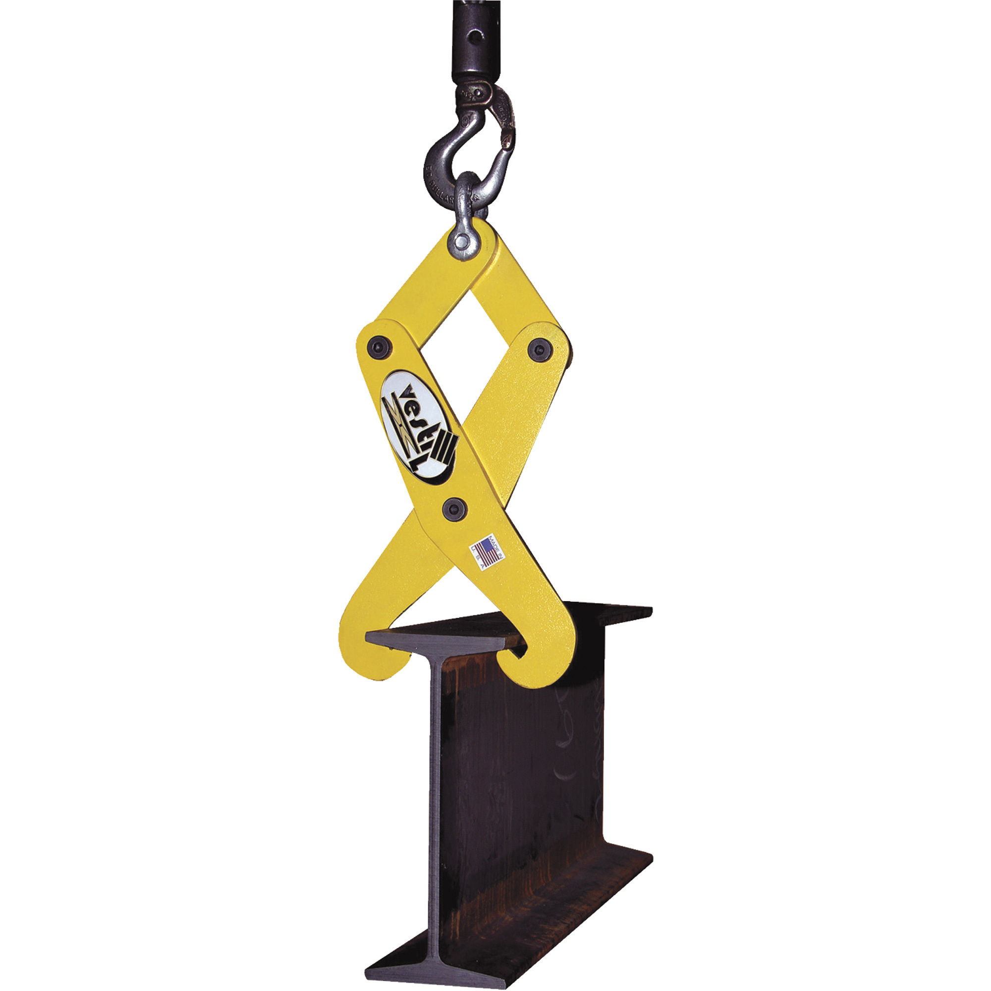 Vestil Heavy-Duty Beam Tongs - 6000-Lb. Capacity, 10in. Max Beam Width, Model# BT-60